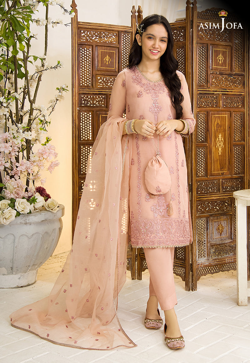 AJTF-04 EMBROIDERED ORGANZA 3 PCS