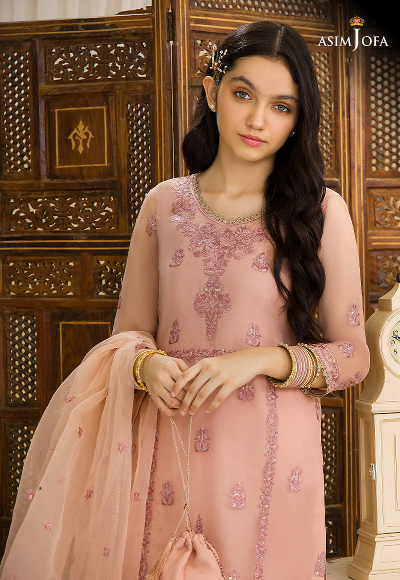 AJTF-04 EMBROIDERED ORGANZA 3 PCS