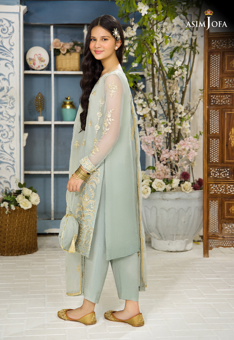 AJTF-05 EMBROIDERED ORGANZA 3 PCS