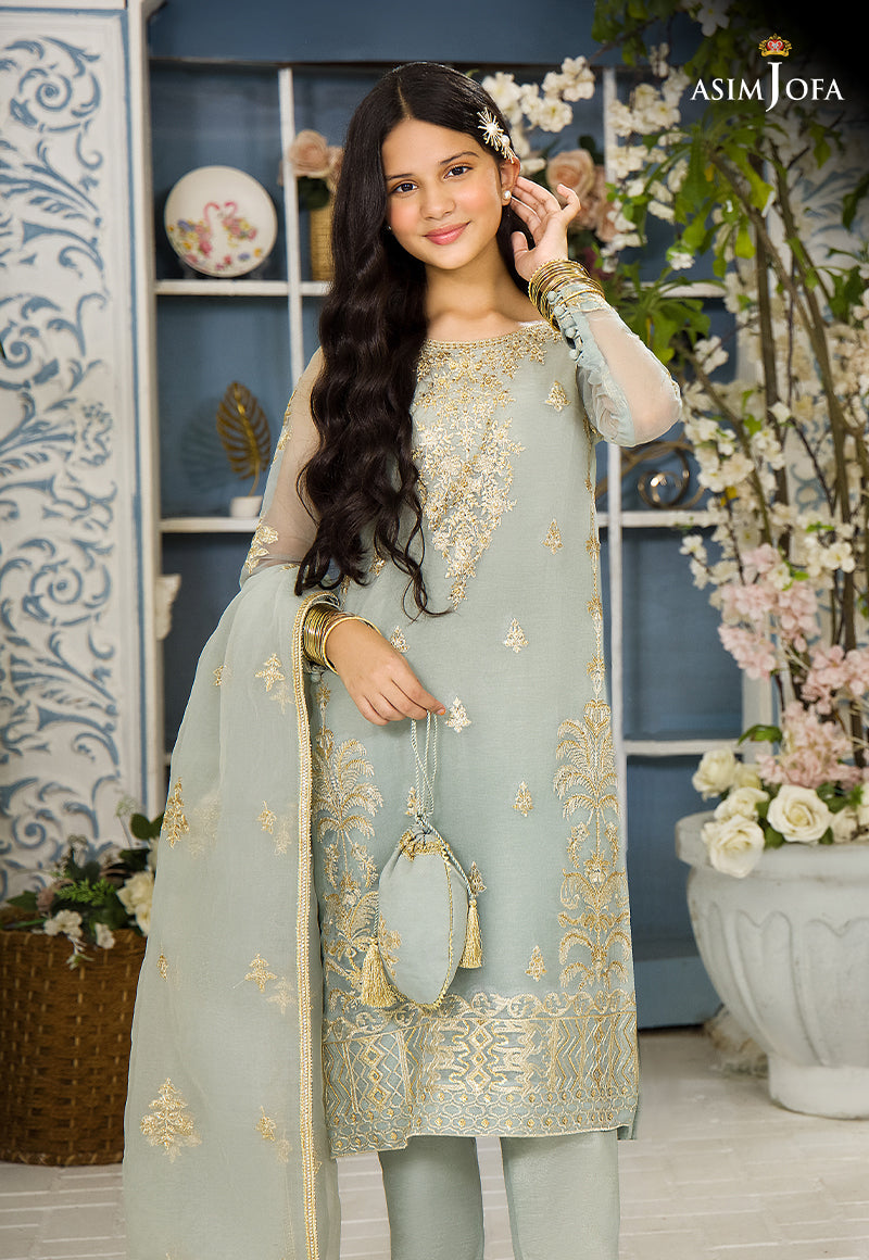 AJTF-05 EMBROIDERED ORGANZA 3 PCS