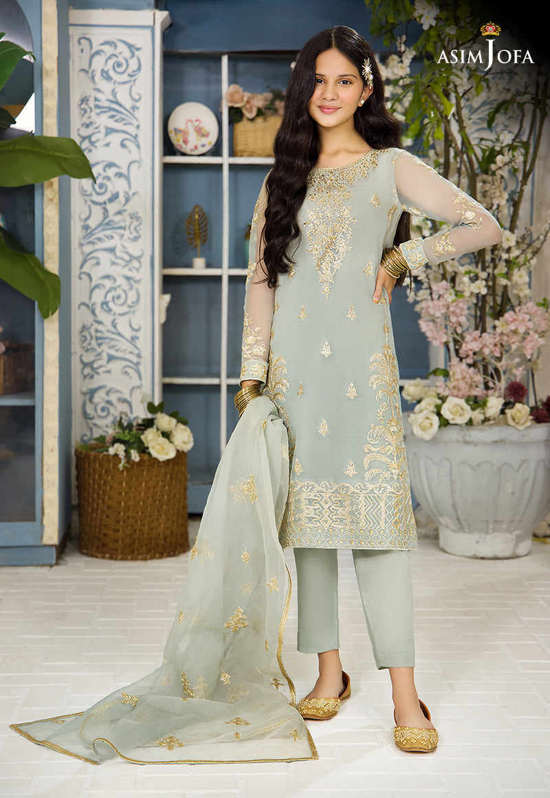 AJTF-05 EMBROIDERED ORGANZA 3 PCS
