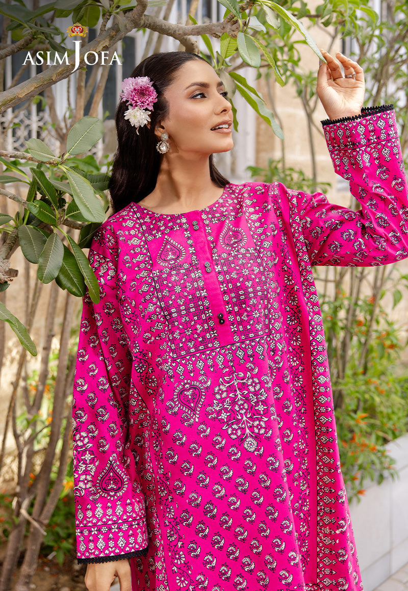 AJPB-194 PRINTED CAMBRIC STITCHED 2 PCS
