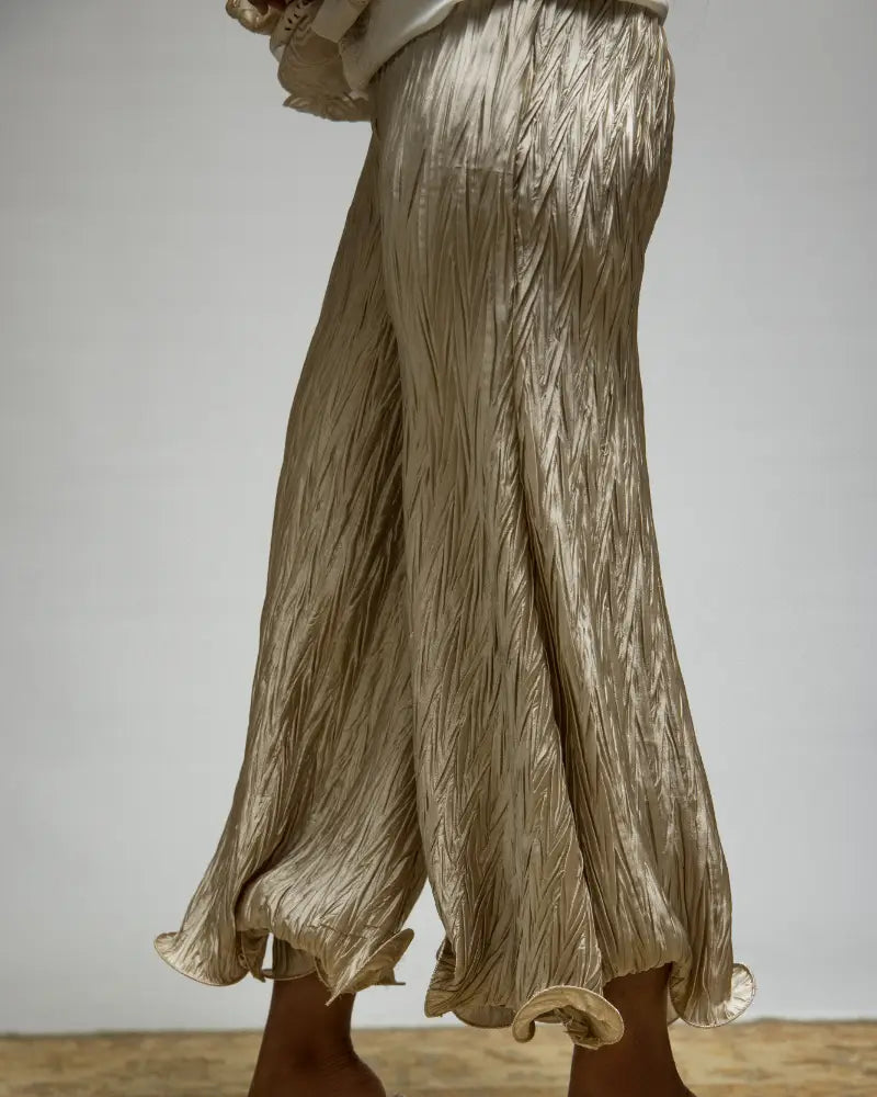 Silk Crushed Culottes