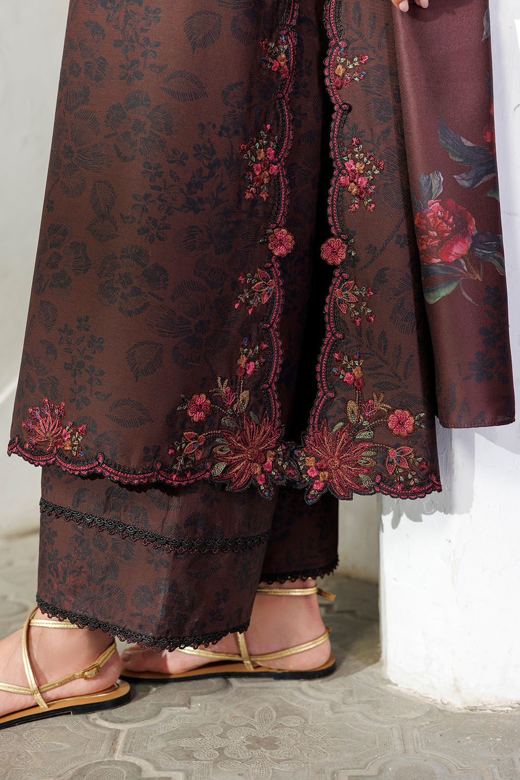 IPF-29 Embroidered Printed Viscose Linen