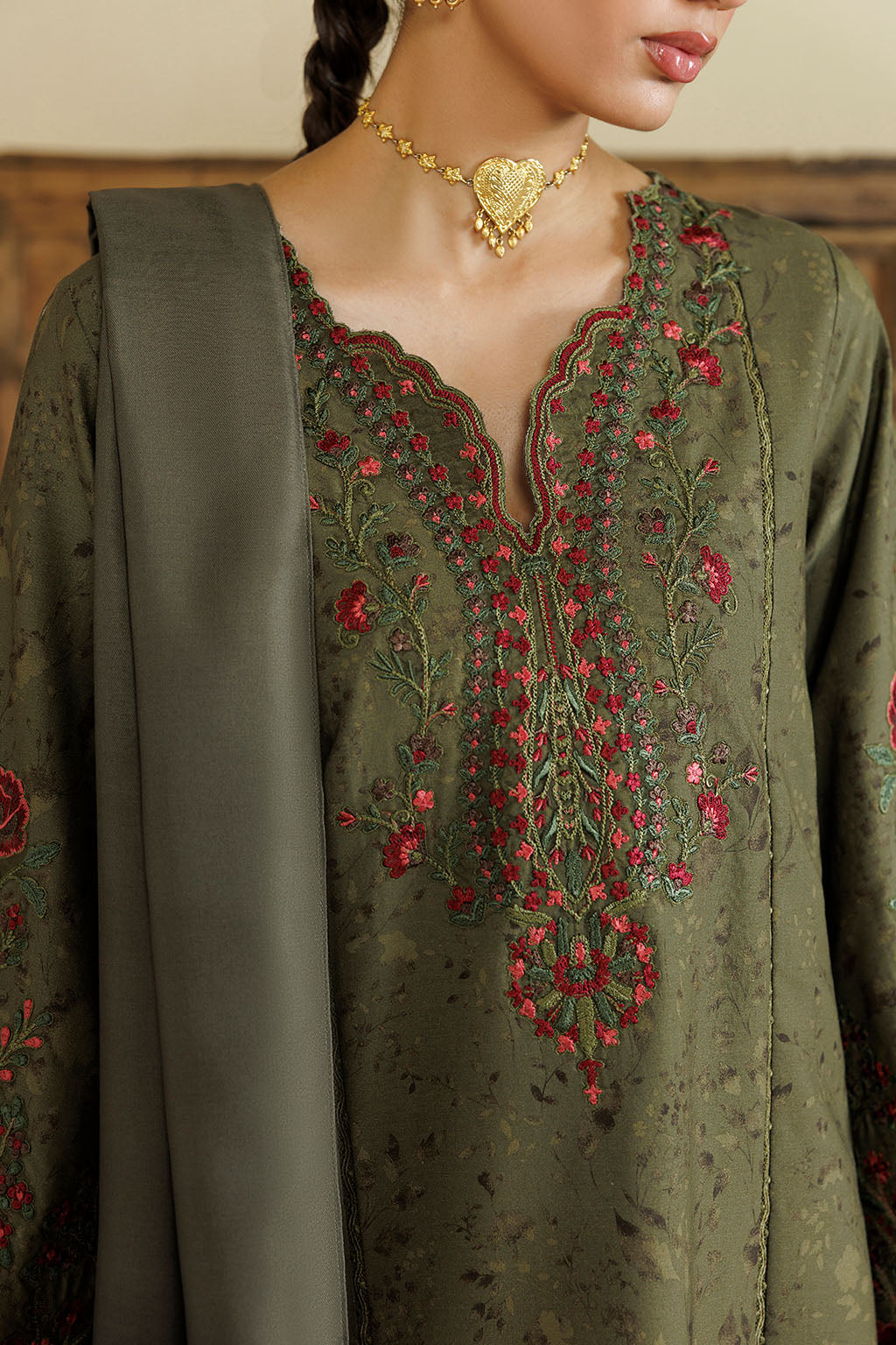 IPF-27 Embroidered Printed Viscose Linen