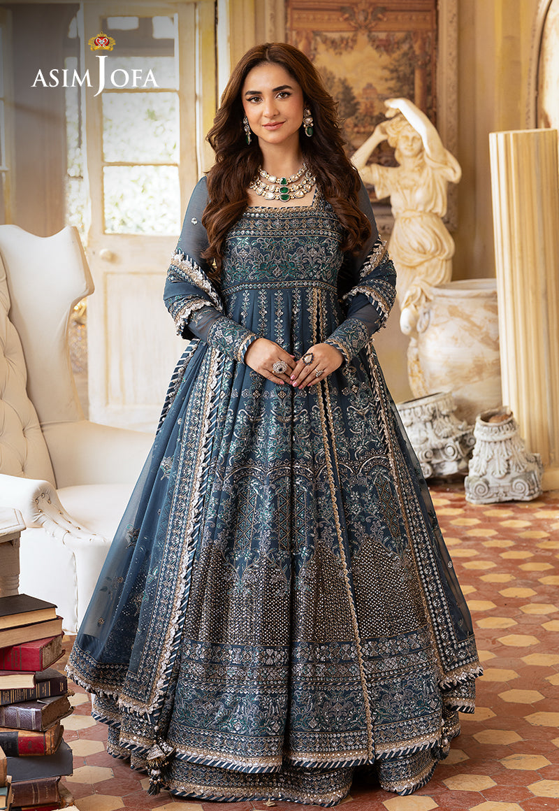 AJNB-02 EMBROIDERED CHIFFON 3 PCS