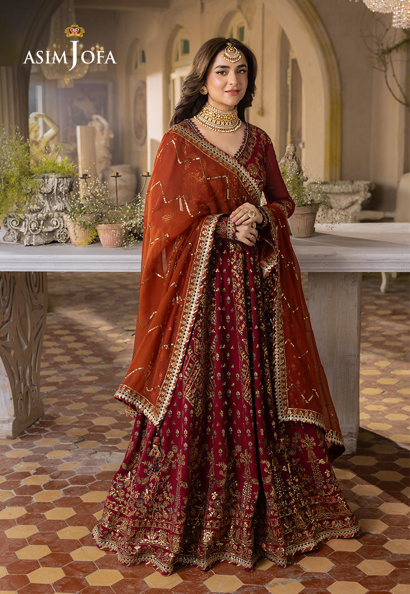 AJNB-10 EMBROIDERED CHIFFON 3 PCS
