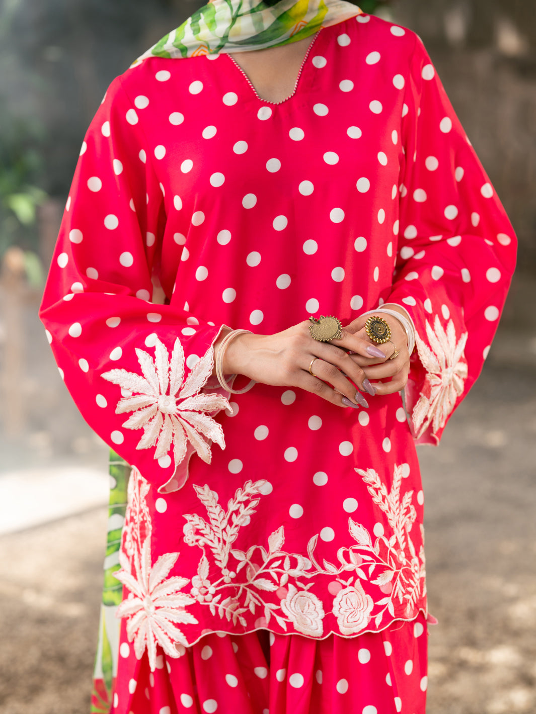 Fuchsia Silk Lawn 3Pc Stitched - AWP-3PS-957