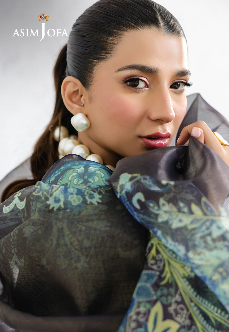 AJPB-237 EMBROIDERED RAW SILK STITCHED 3PCS