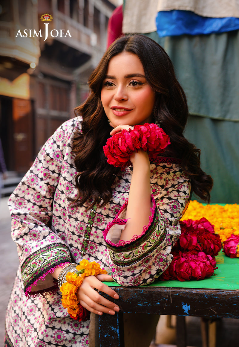 AJUBF-91 DIGITAL PRINTED LAWN 3 PCS