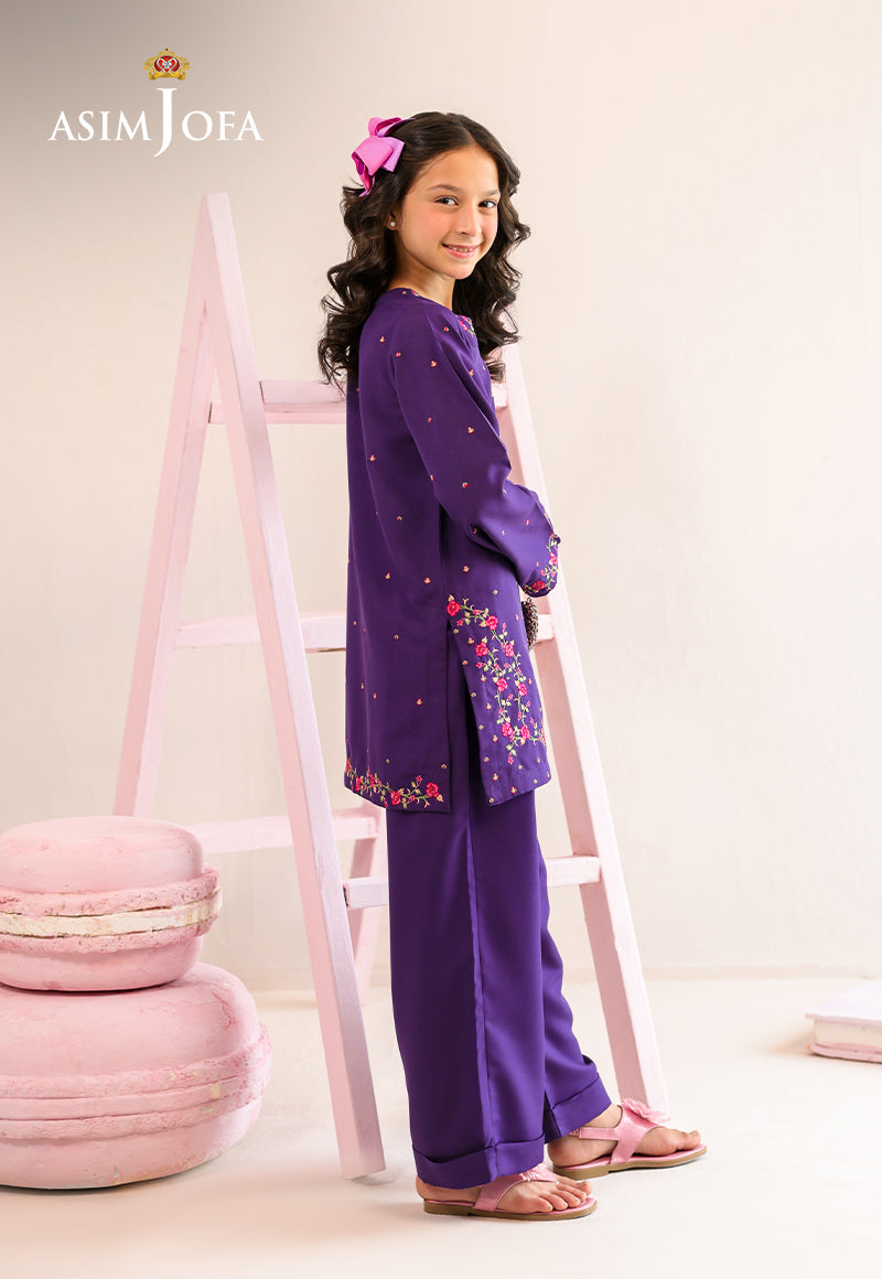 AJKLP-01 Embroidered Lawn Silk Stitched 2 Pcs