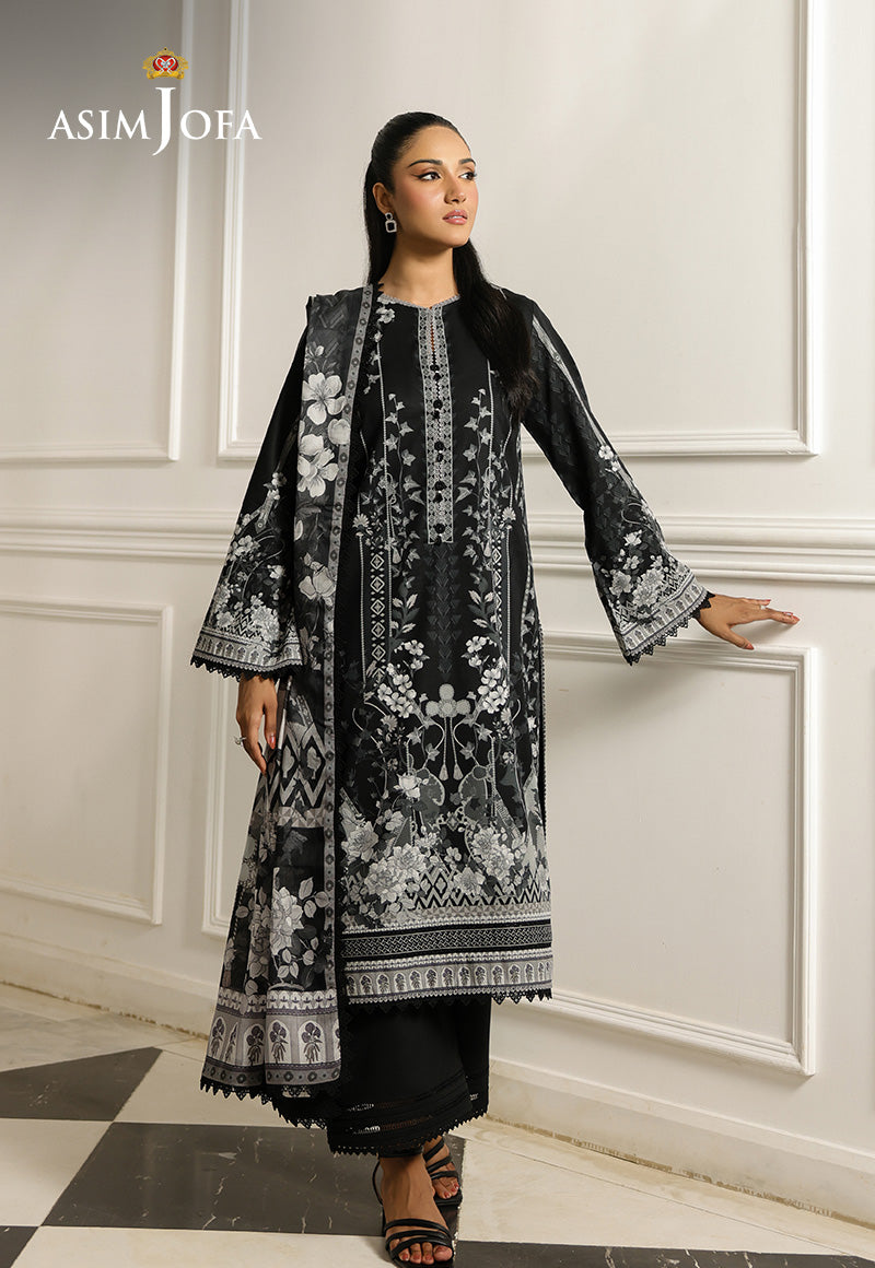 AJMCHD-17 DIGITAL PRINTED LAWN STITCHED 3 PCS