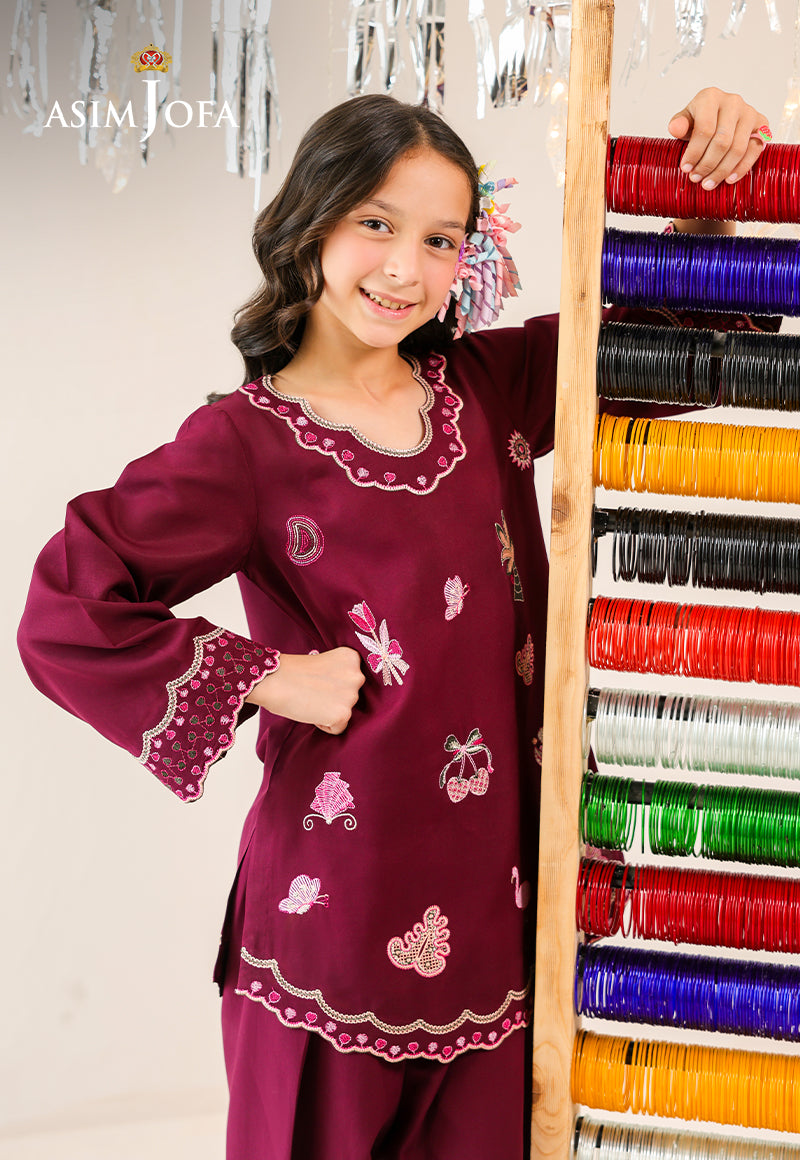 AJKLP-03 Embroidered Lawn Silk Stitched 2 Pcs