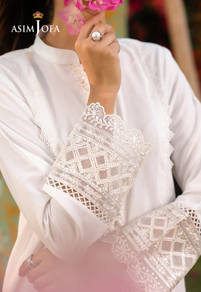 AJPB-219 EMBROIDERED RAW SILK STITCHED 1PCS
