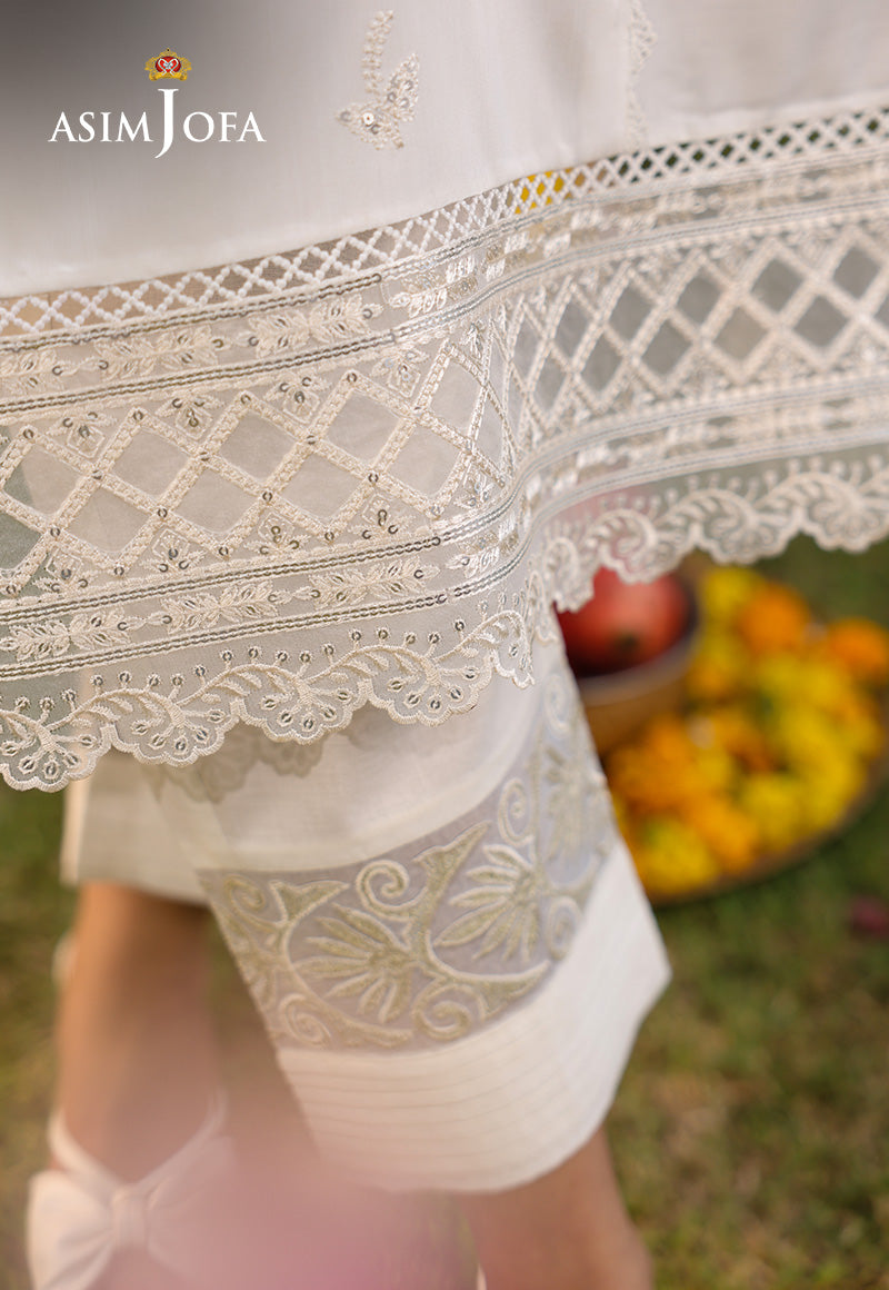 AJPB-219 EMBROIDERED RAW SILK STITCHED 1PCS