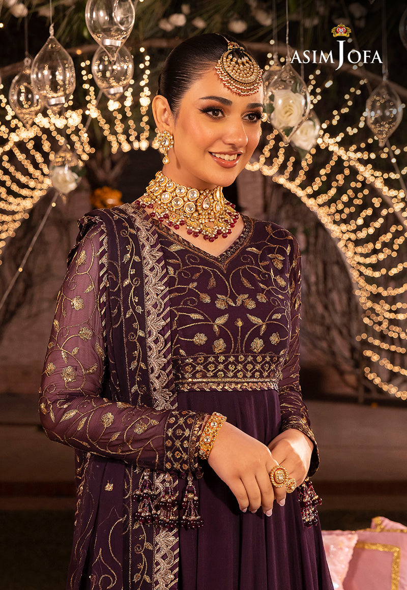 AJDA-24 EMBROIDERED CHIFFON 2 PCS