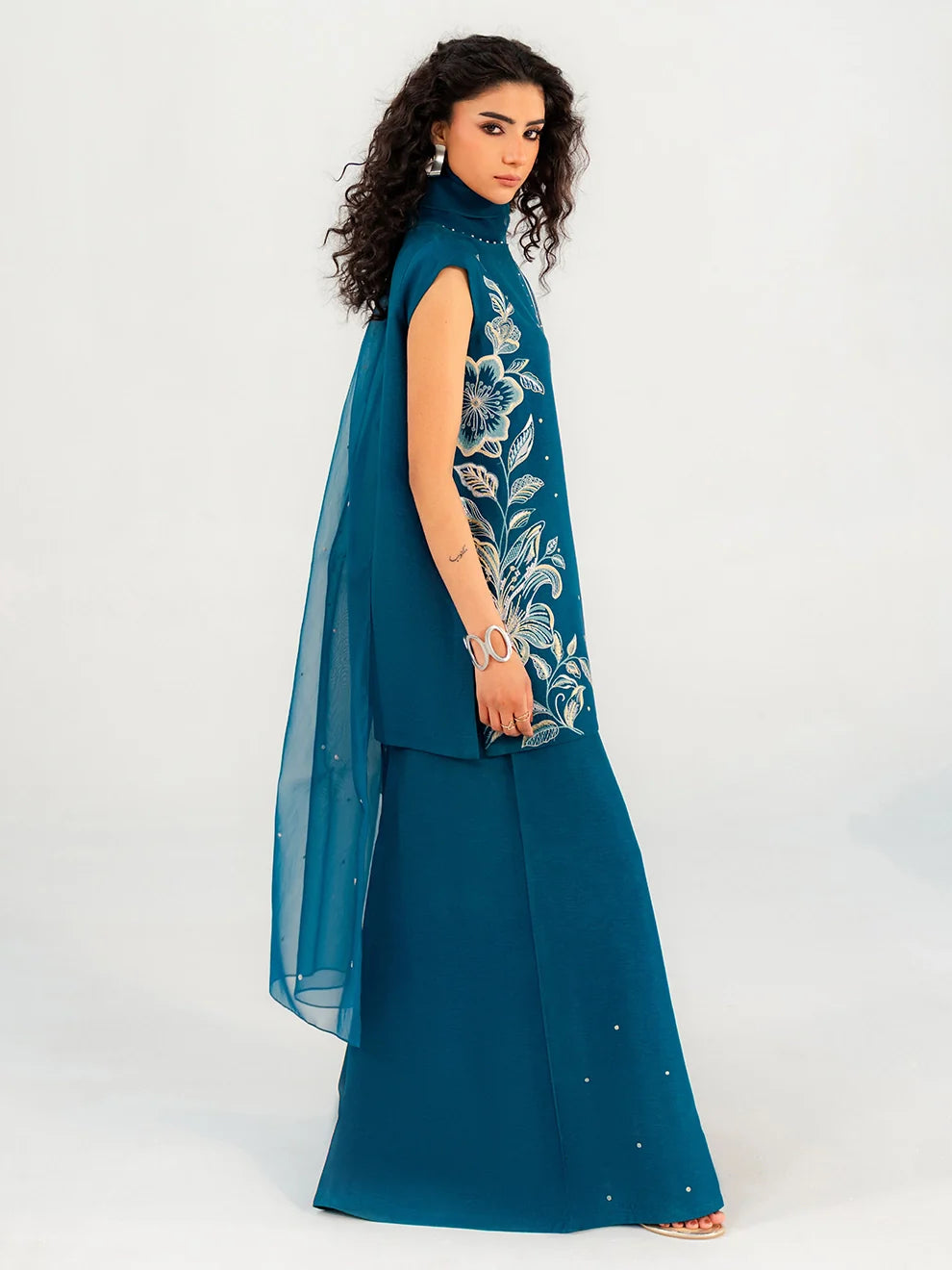 FLORET - 3pcs Tusser Silk Ensemble
