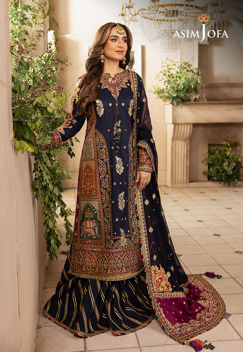 AJNB-08 EMBROIDERED SILK 3 PCS
