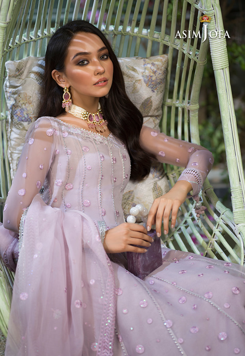 AJFC-45 EMBROIDERED ORGANZA 3 PCS
