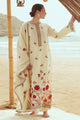 CREWEL CREAM-3PC SATIN EMBROIDERED SUIT