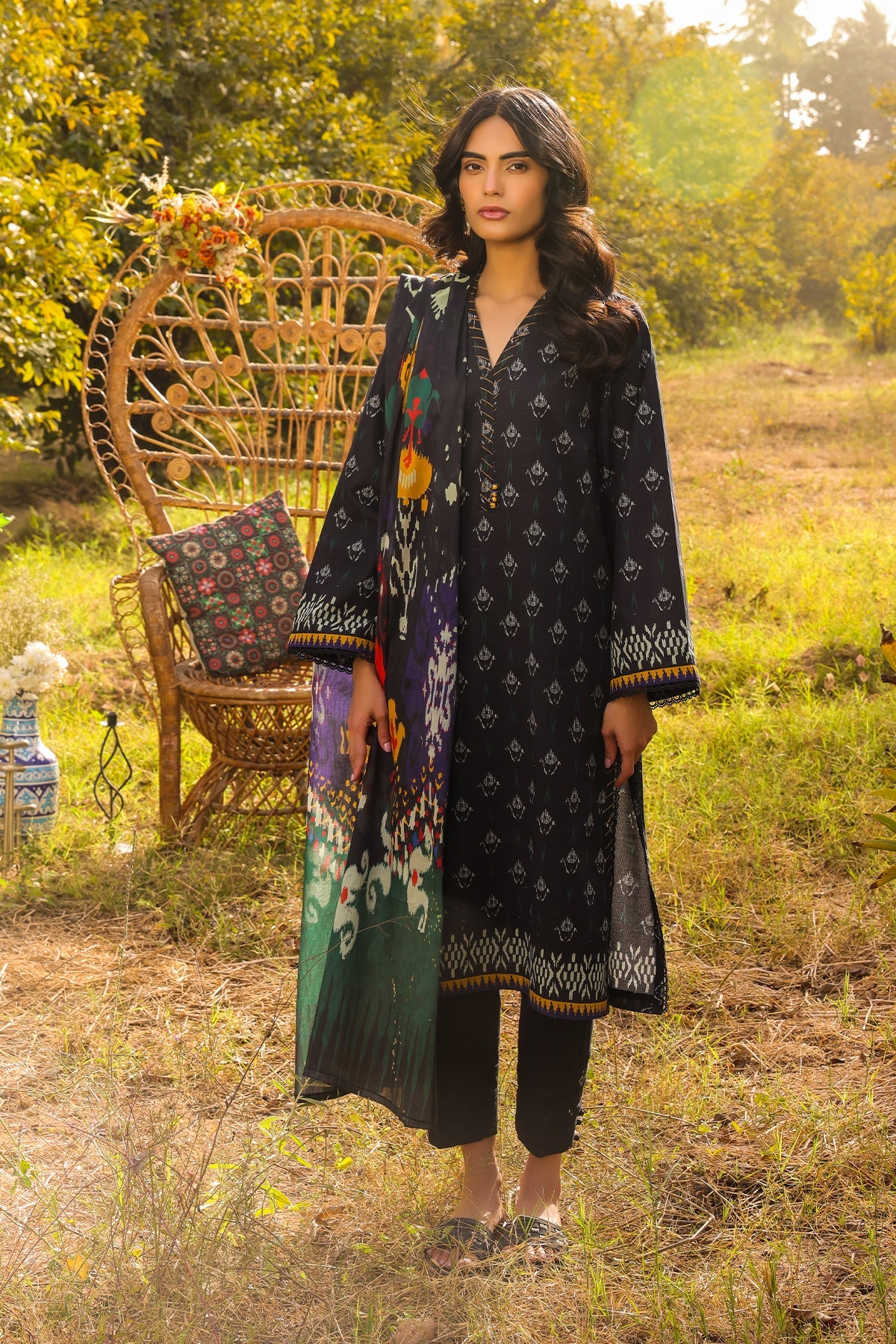 Printed Lawn - 3 Piece