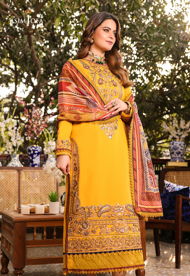 AJZB-01 EMBROIDERED CAMBRIC 3 PCS
