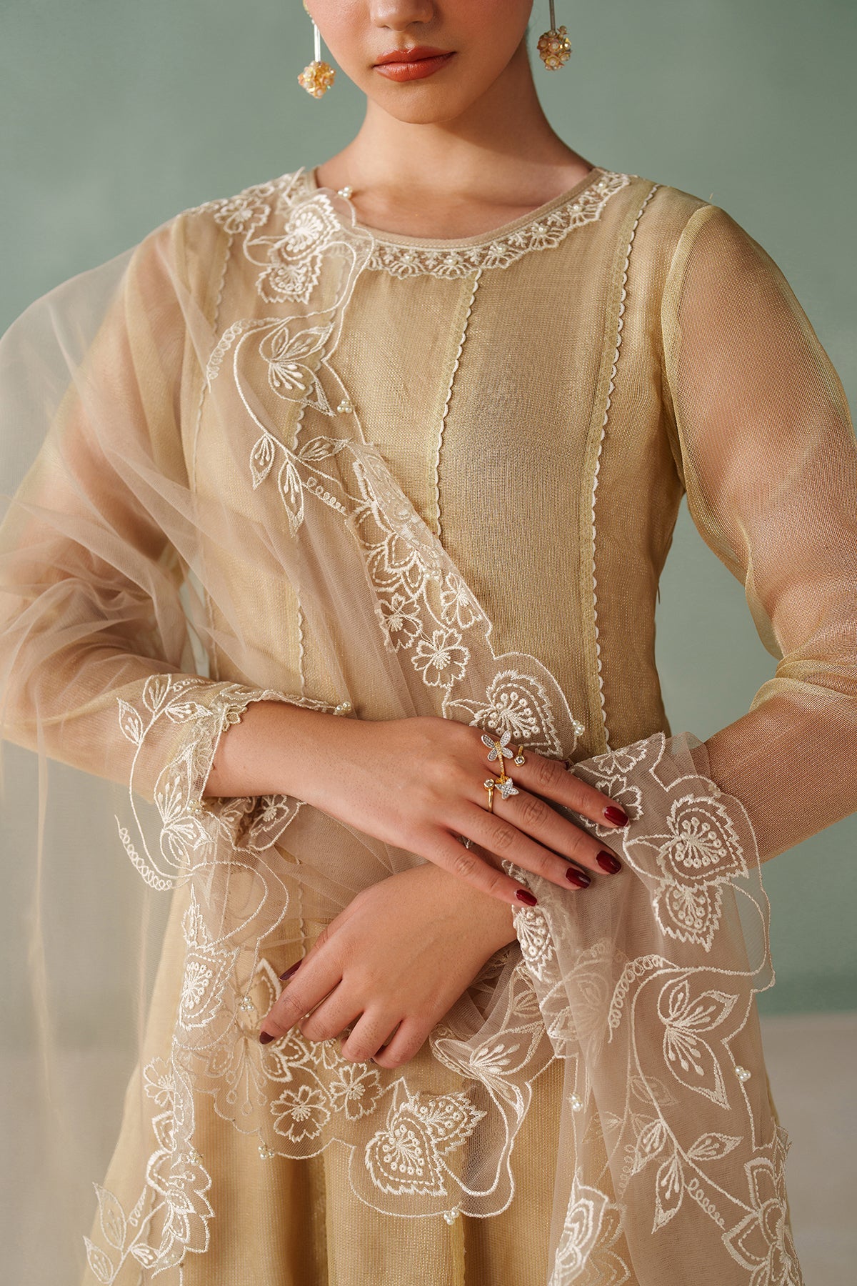 EMBROIDERED MASOORI PR-1187