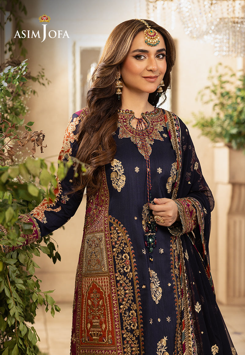 AJNB-08 EMBROIDERED SILK 3 PCS