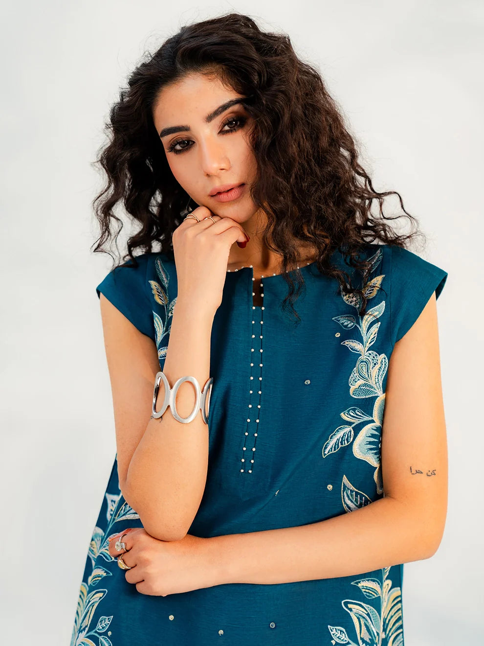 FLORET - 3pcs Tusser Silk Ensemble