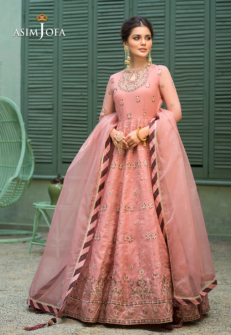 AJFC-40 EMBROIDERED ORGANZA 3 PCS