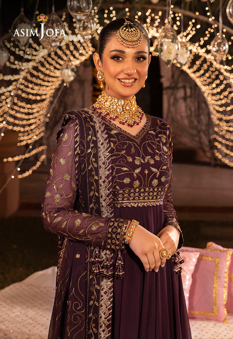 AJDA-24 EMBROIDERED CHIFFON 2 PCS