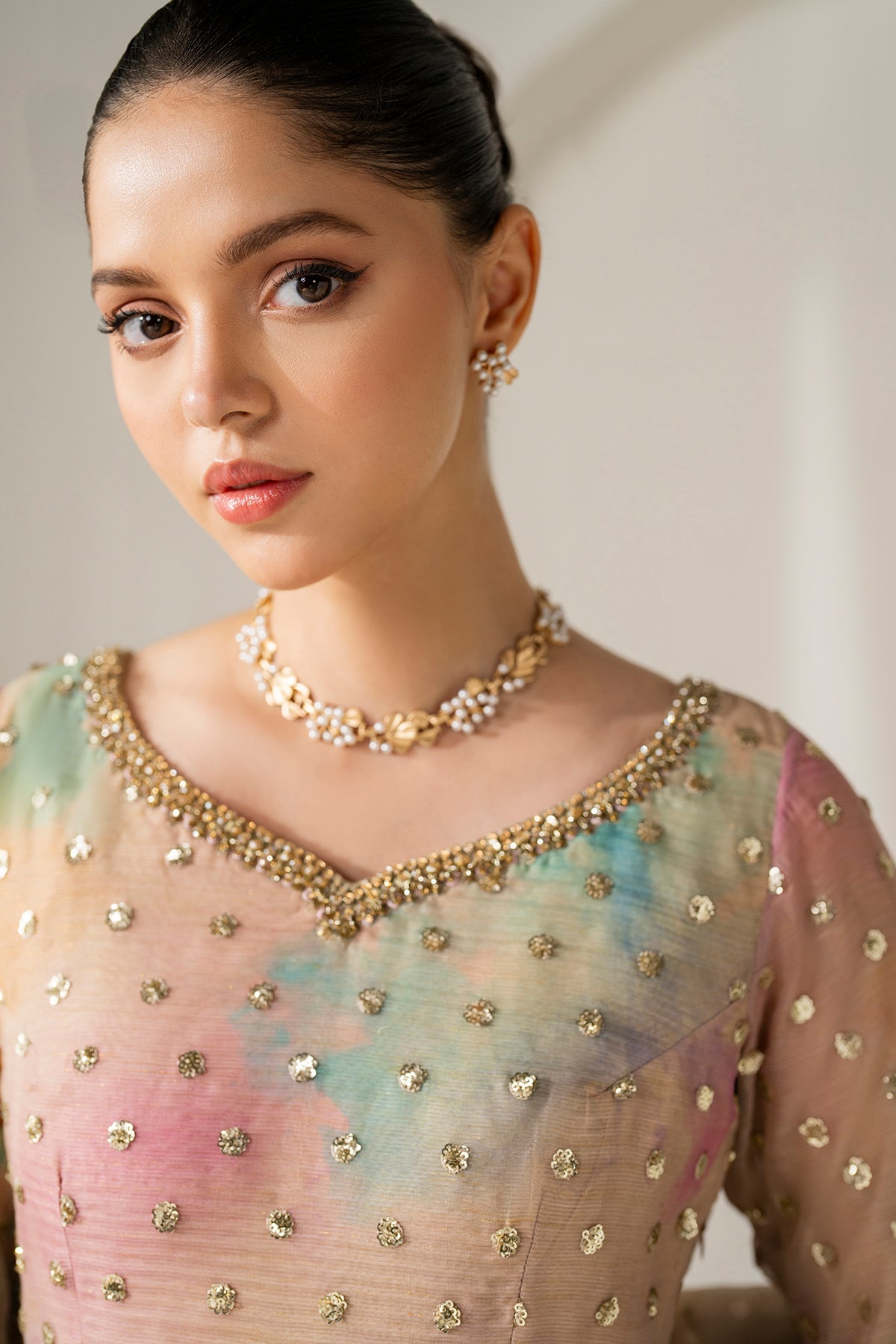 EMBROIDERED COTTON PATTI PR-1138