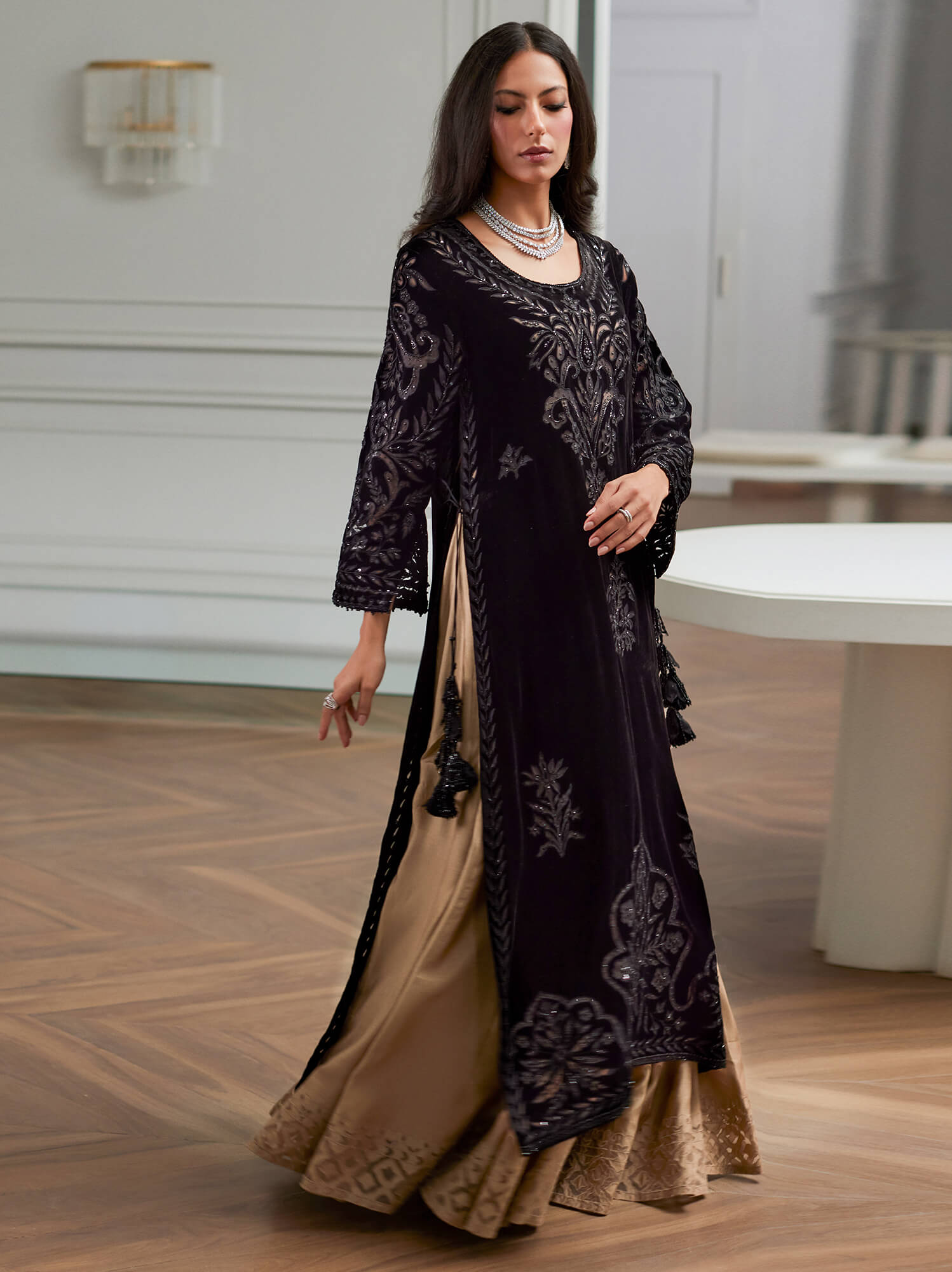 Side Slit & Lehenga