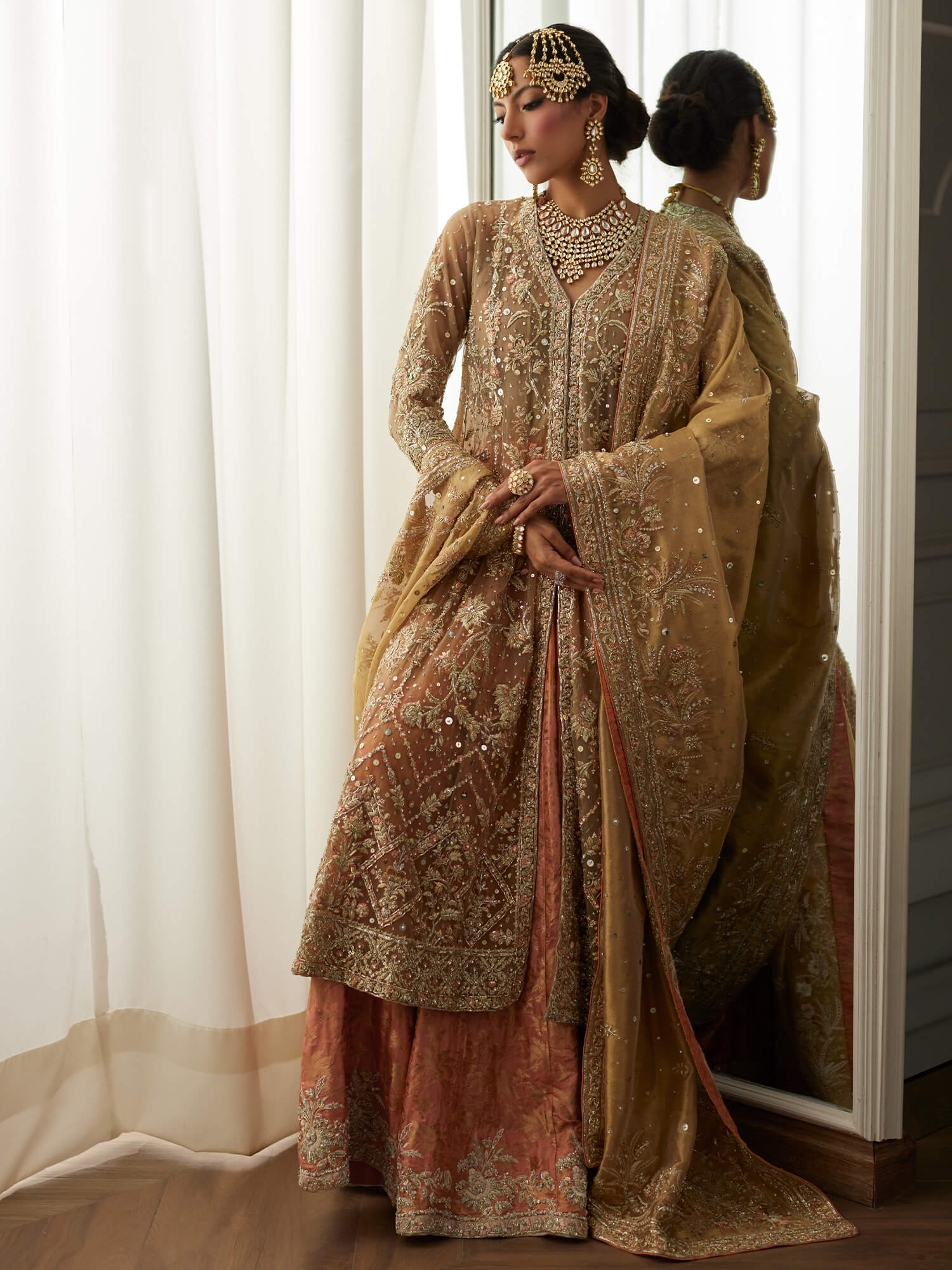 Kalidar, Blouse, Lehenga & Dupatta