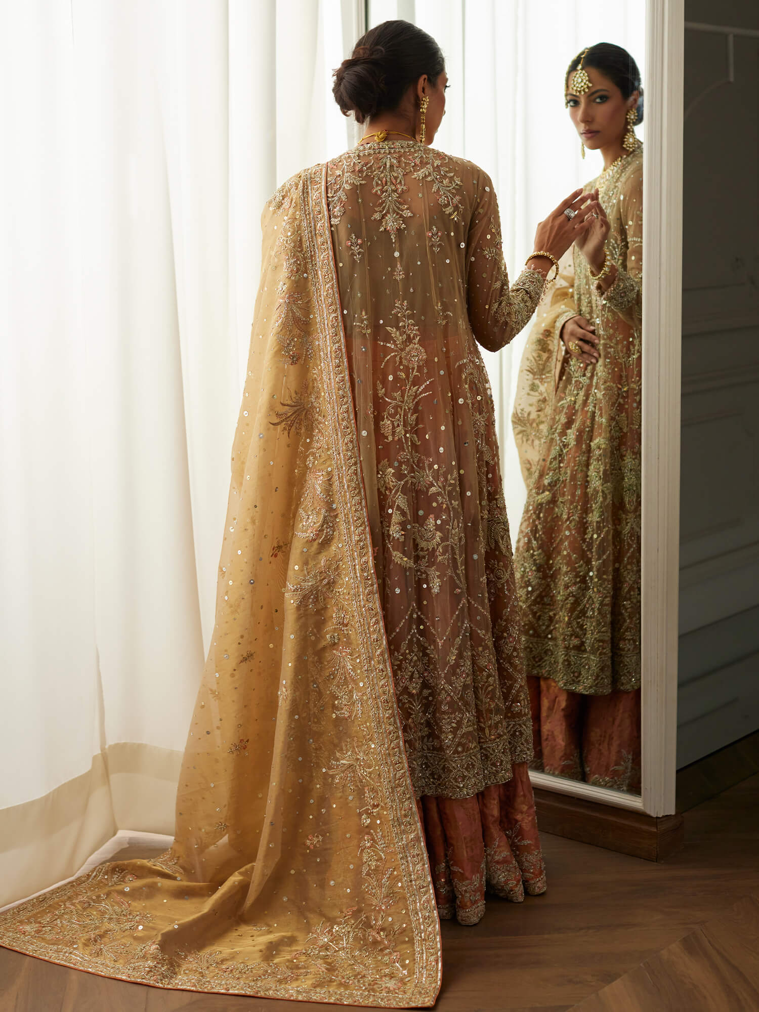 Kalidar, Blouse, Lehenga & Dupatta
