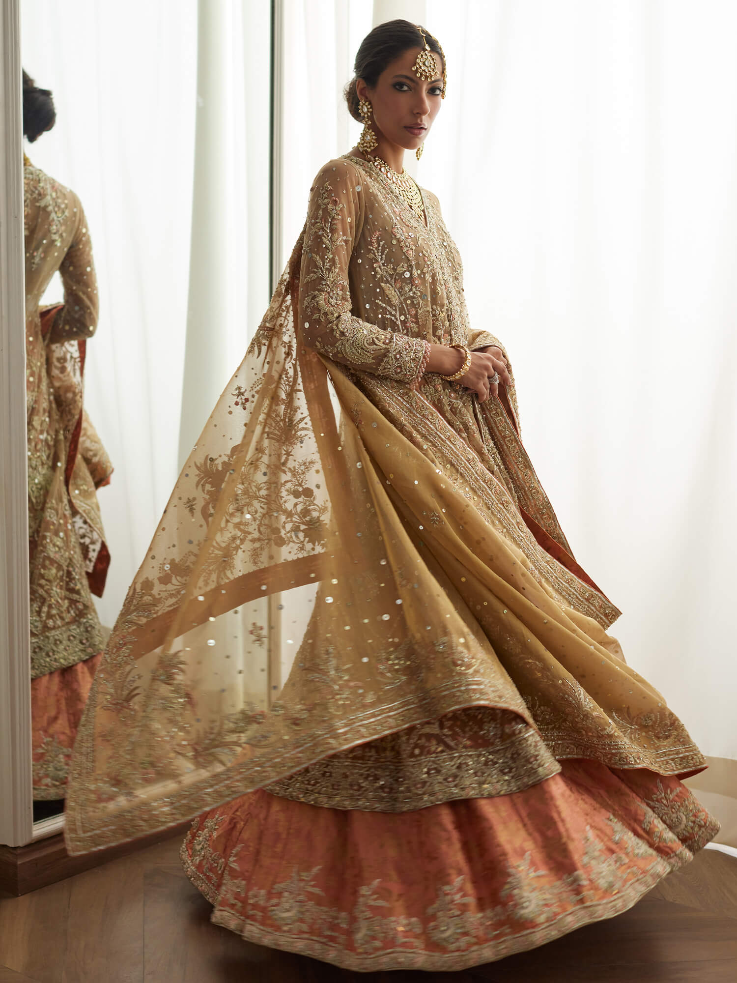 Kalidar, Blouse, Lehenga & Dupatta