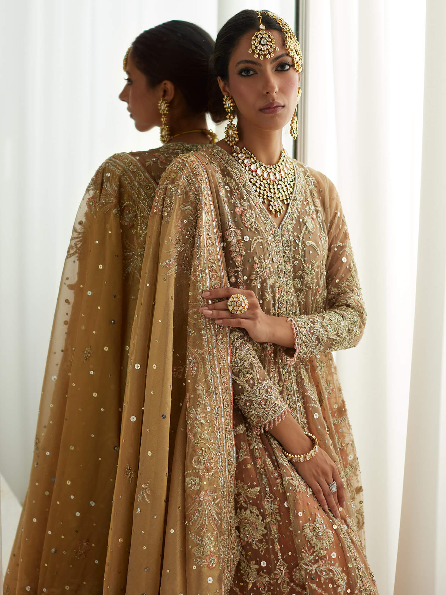 Kalidar, Blouse, Lehenga & Dupatta