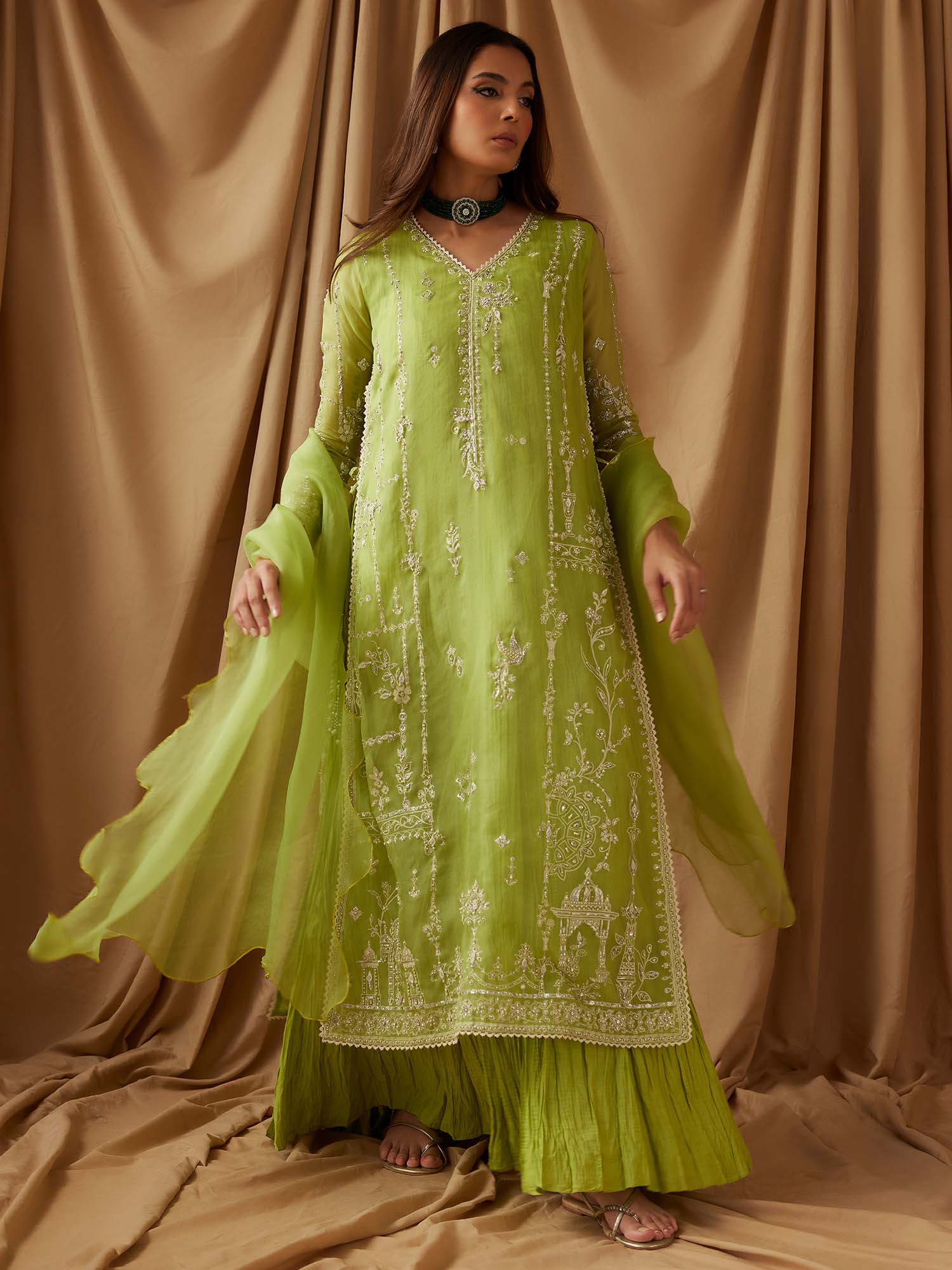 Side Slit & Dupatta