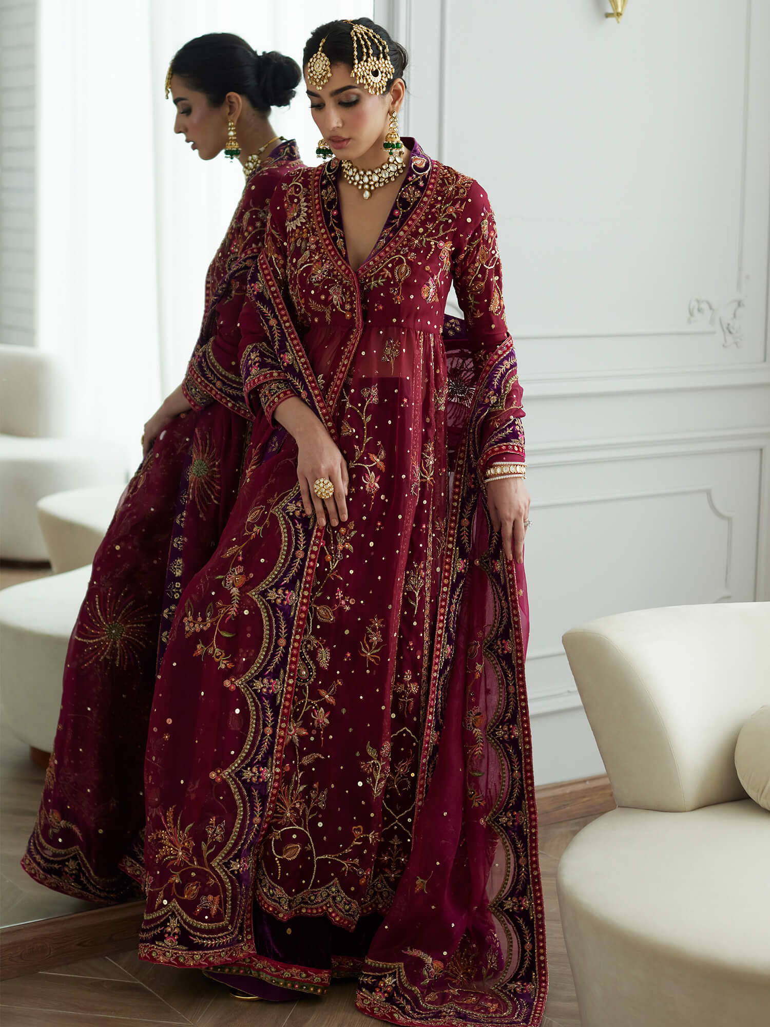Angarkha, Lehenga & Dupatta