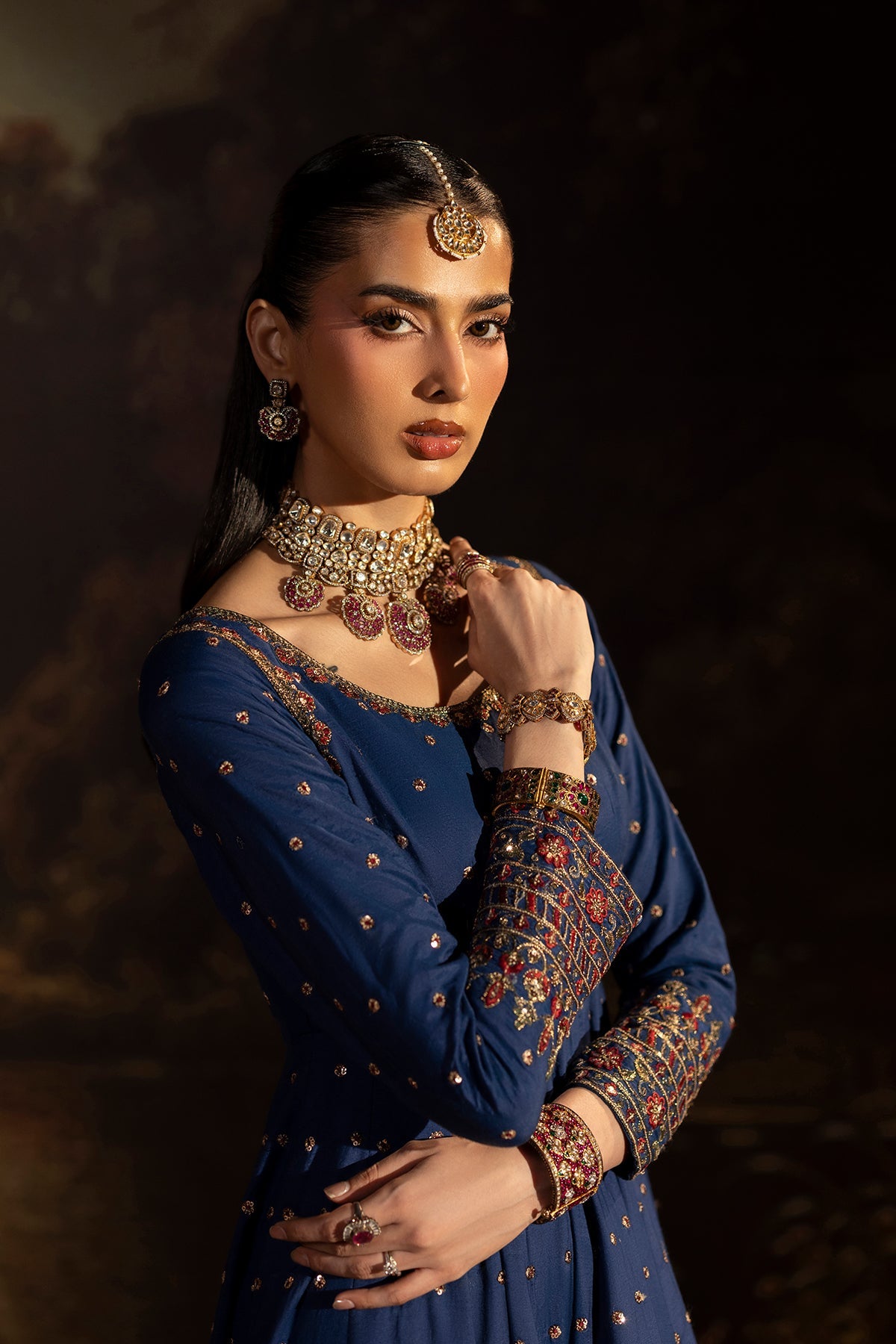 3-PC Embroidered Silk CMA-6-501