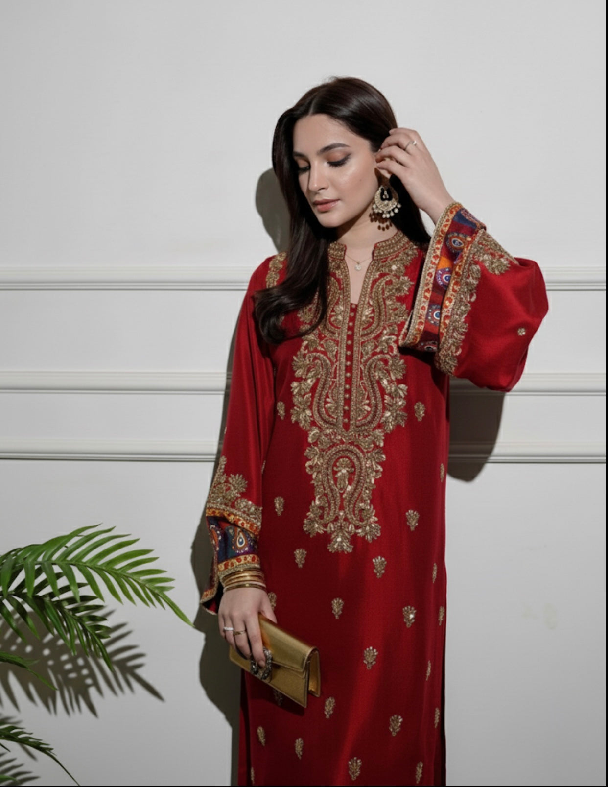 Deep Red Muskan-Festive