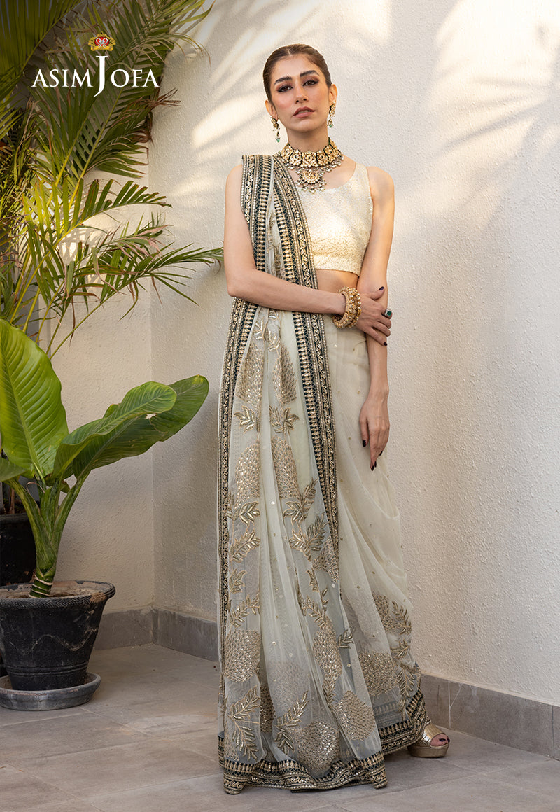 AJJH-09 EMBROIDERED POLY NET 3 PCS