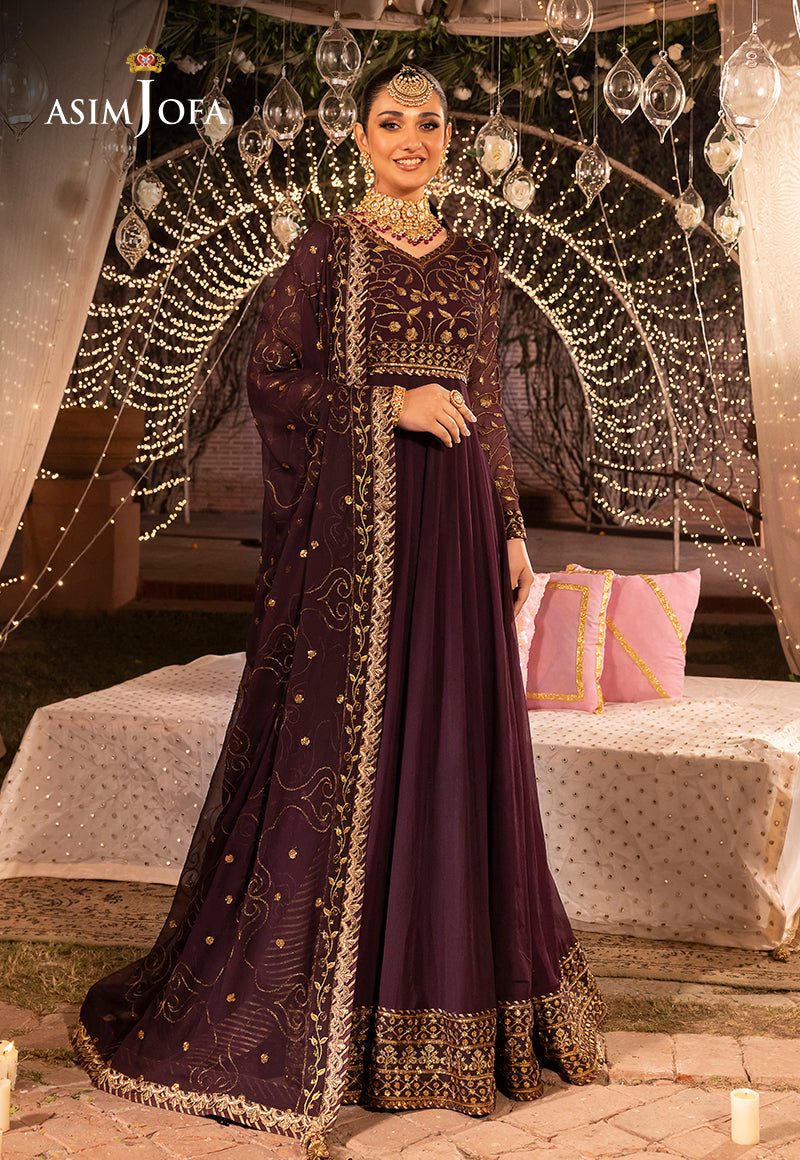 AJDA-24 EMBROIDERED CHIFFON 2 PCS