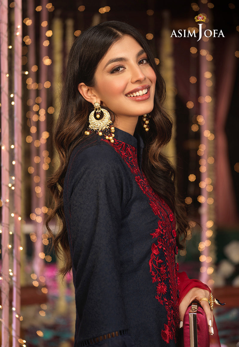 AJFC-13 EMBROIDERED COTTON JACQUARD 3 PCS