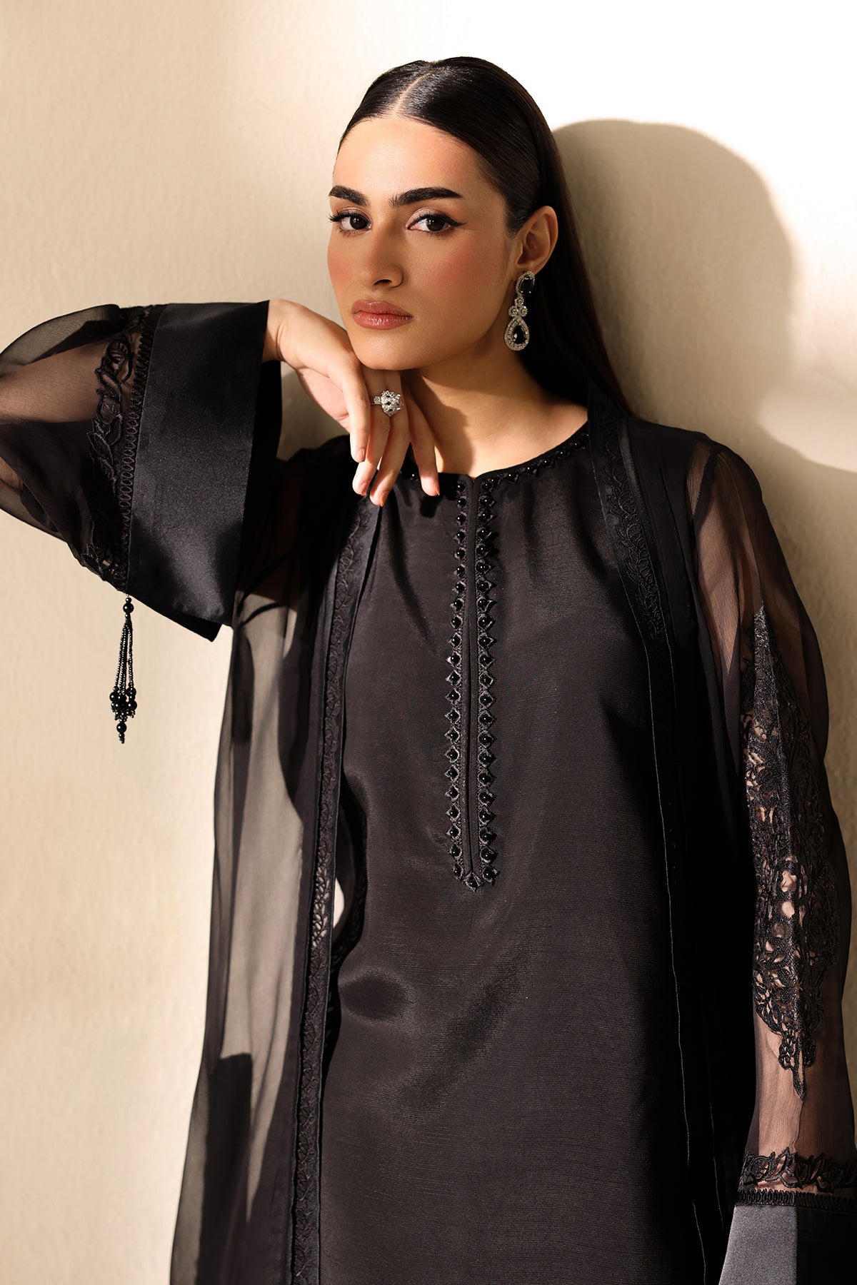 EMBROIDERED CHIFFON PR-1356