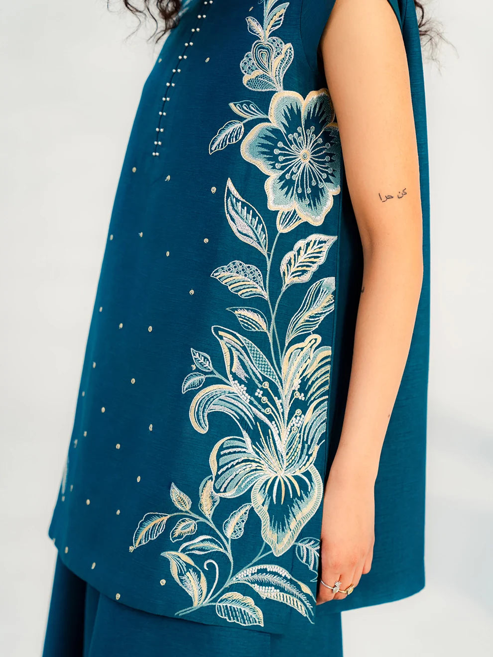 FLORET - 3pcs Tusser Silk Ensemble