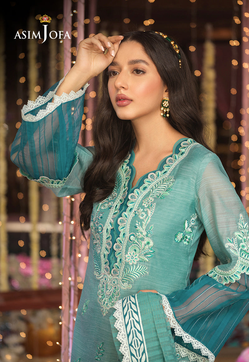 AJFC-20 EMBROIDERED ORGANZA 3 PCS