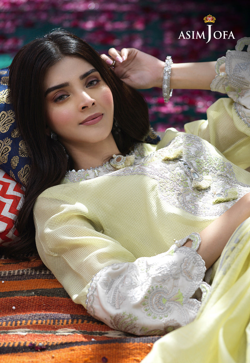 AJFC-06 EMBROIDERED COTTON NET 3 PCS
