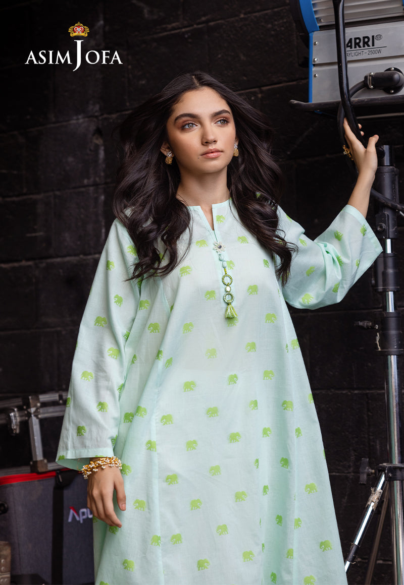 Ajso-91 Unstitched 2 Pcs Shirt Dupatta