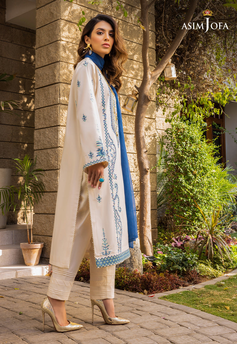 AJPE-09 (3-PC) EMBROIDERED CAMBRIC 3 PCS